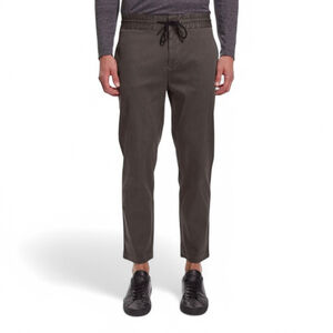 BLDWN Damon Slim Fit Drawstring Crop Cotton Leisure Pants Men's Sz L Olive Drab